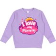 thumbnail image 2 of Inktastic I Love My Mommy Girls Toddler Sweatshirt, 2 of 4