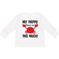 thumbnail image 3 of Inktastic My Pappy Loves Me Boys or Girls Long Sleeve Toddler T-Shirt, 3 of 5