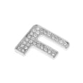 thumbnail image 4 of 3D DIY Rhinestone Diamante de Número de la Emblema Insignia de Color Plata Decoración Accesorio Decorativo F Colco Emblema de diamantes de imitación de letra, 4 of 8