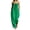 Green, variant on Women's Strapless Smocked Bust Jumpsuit Front Tie Detail Elegant Summer Romper Green M