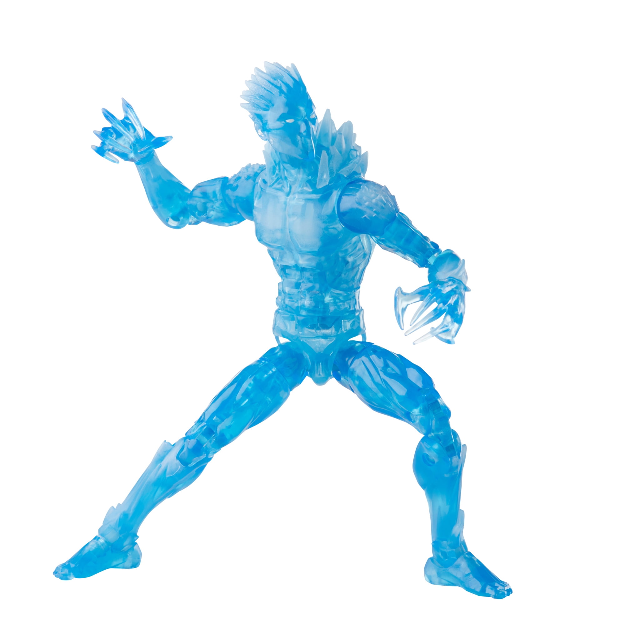 Hasbro Marvel Legends Series 6-inch Scale Action Figure Toy Iceman, Premium Design, 1 Figure, 2 Accessories, and 2 Build-A-Figure Parts , Blue