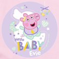 thumbnail image 2 of CafePress - Peppa Pig: Hello Baby Evie - Baby Light Bodysuit, Size Newborn - 24 Months, 2 of 4