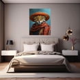 thumbnail image 5 of MUDKET Leopard Canvas Wall Art, King Crown Leopard Wall Pictures for Living Room, Framed Leopard Wall Paintings Prints, Luxury Animal Wall Decor for Home 12"L x 8"W, 5 of 9