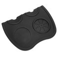 thumbnail image 3 of Coffee Tamper Mat Coffee Tamper Holder Coffee Holder Pad Tampering Mat Silicone Coffee Tamper Holder Powder Pad Antiskid Coffee Tamper Mat Coffee Making AccessoriesBlack Large Size, 3 of 8