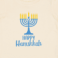 thumbnail image 4 of Inktastic Happy Hanukkah with Blue Menorah Boys or Girls Baby T-Shirt, 4 of 5