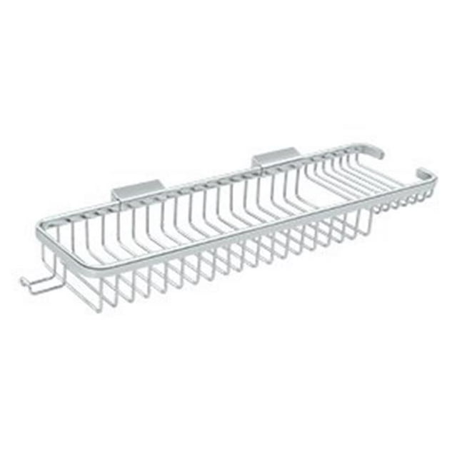 Deltana WBR1850HU26 Rectangular Combination Wire Basket with Hook , Polished Chrome