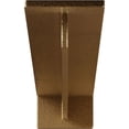 thumbnail image 3 of Ekena Millwork 3"W x 24"D x 2"H Heaton Hidden Support Steel Bracket w/ 20" Support Depth, Hammered Gold, 3 of 11