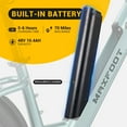 thumbnail image 6 of MAXFOOT MF25 Electric Bikes for Adults, 1000W Peak Motor, Up to 70 Miles, 48V 10.4Ah Built-in Battery, 25 MPH Electric Cruiser Bicycle, 26" 7-Speed Ebikes with Suspension, 6 of 14
