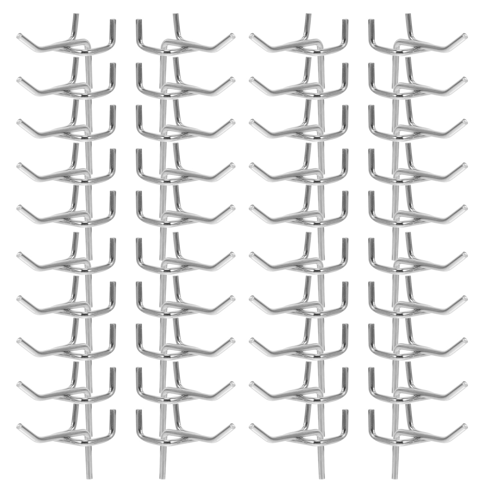 Baluue Metal Pegboard Hooks, , 50 Pieces - Peg Board Display Hangers for Organizing Tools and Accessories
