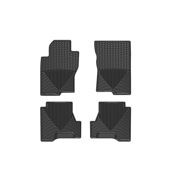 WeatherTech All-Weather Floor Mats compatible with 2008-2015 Nissan Xterra - 1st & 2nd Row, Black