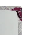 thumbnail image 3 of Ambesonne Floral Themed Fitted Sheet, Grunge Rose with Hues, California King, Pale Maroon Lavender Blue, 3 of 5