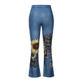 thumbnail image 3 of ZKCCNUK Pantalons pour Femmes Mode Décontractée Imprimé Pantalons Longs Droits Capris Longueur Complète en Solde, 3 of 6