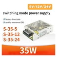 SMPS Switching Power Supply S35 Single Output Overload Protection