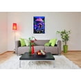 thumbnail image 2 of Mushroom House - Non-flocked Blacklight Poster 24" x 36", 2 of 3