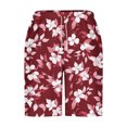 thumbnail image 4 of ZRGHAOYLQ Plus Size Hawaiian Shorts Fashion Floral Graphic Drawstring Waist Pants Men Swimming Casual Shorts Quick Dry Summer Shorts with Pockets Big and Tall Beach Short Pants, 4 of 5