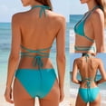 thumbnail image 1 of Trajes de baño para mujer, Trajes de baño para mujer, Traje de baño dividido para mujer, Conjunto de bikini informal para la playa, 1 of 5