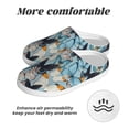 thumbnail image 6 of Yiaed Butterflys Print Slippers Fuzzy Warm Cozy Slippers Non Slip House Slippers For Indoor Outdoor Slippers House Slippers-8, 6 of 7