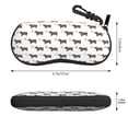 thumbnail image 3 of Picia Dachshund Dog Puppy Print Sunglasses Case, Eyeglasses Case Protector Large Glasses Case, Key Lock Case Protective Glasses Holder Eyeglasses Cases, 3 of 8
