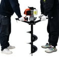thumbnail image 3 of 2.7HP Post Hole Digger 63cc two person handle Gas-Powered 2-Stroke Auger Digging Drill Shaft Size 3/4" (Machine Only)EPA COMPLAINT With L4"+L6"+L8"+L12" DRILL BITS,, 3 of 20