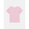 thumbnail image 3 of Solid Short Sleeve T-Shirt with Heart Pocket - Pink, 3 of 6