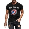 thumbnail image 2 of Bnwani Mens Shirts Comfortable Short Sleeve Tee Casual Shirts Black L, 2 of 5