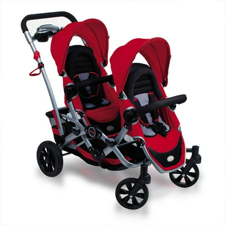 Contours  Option Tandem Stroller by Kolcraft, Ruby  Walmart.com