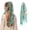 Blue, variant on 24 Inch Boho Braided Dreadlock Ponytail Hairpiece with Accessories | Instant Elastic Hand-Braided Viking Braid Hairpiece, Long Clip in Braid Hair Tie Extension for Cosplay & Festivals Hairwig