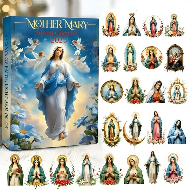 Calendarios Calendario de Adviento de María Calendario de adviento 24 Días de Luz