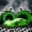 Dark Hue, variant on Castle Fairy Vivid Green Racer Twin Sheet Sets 3pcs for Junior, Racing Meter Icon Bedding for Bedroom, Emerald Dark Hue