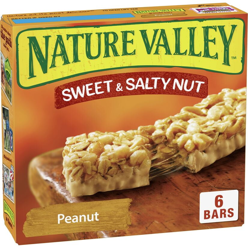 Nature Valley Granola Bars, Sweet and Salty Nut, Peanut, 6 ct, 7.4 oz