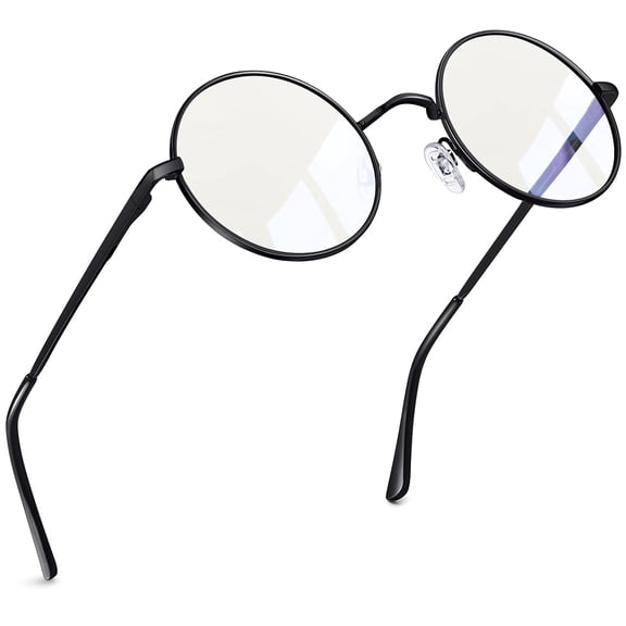 Anteojos Redondos de Metal Joopin con Bloqueo de Luz Azul UV400