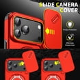 thumbnail image 4 of Magnetic for iPhone 17 Pro Case [Compatible with MagSafe] [360° Rotatable Ring Holder Kickstand] [Military Grade Protection] Shockproof Slim Phone Case for iPhone 17 Pro,Red, 4 of 6