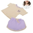 thumbnail image 4 of Conjunto de camiseta para nios, trajes de verano para nias, trajes para nias, material de algodón y licra para bebéBabyOther Fyydes Descripción de la referencia, 4 of 6