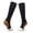 deep black, variant on Sports Zipper Socks Comfort Support And Easy On Off With Innovative Side Zipper Design Gradient Compression And Breathable Fabric For Active Lifestyles