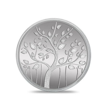 Pamp Mmtc Banyan Tree of Life 10 Gram Silver Coin - In Mint Capsule