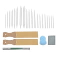 thumbnail image 2 of EeaseCA 25PCS/Set Beginner Sketch Tools Blending Paper Stumps Art Drawing Stump Eraser Extender Charcoal Sandpaper, 2 of 7