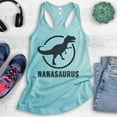 thumbnail image 2 of Nanasaurus Tank Top, Ladies Racerback Tank Top, Nana Tank, Family Dinosaur Tank, Cancun, Small, 2 of 3