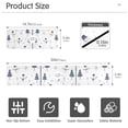 thumbnail image 3 of Yayeee Faucet Mat for Kitchen Sink 14.7" Diatomite Long Splash Guard Pad, Blue Cartoon Snowmen, 3 of 7