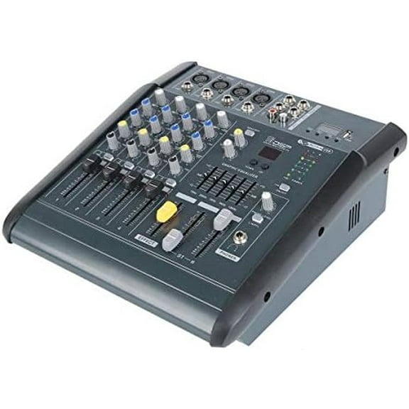 Power Mixer Professional 4 Channel with USB Bluetooth 180W RMS 110V$$Musical Instruments