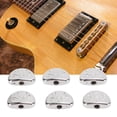 thumbnail image 1 of Tuning Key Buttons, Silver Tuner Machine Head Buttons  Decoration Carved Replacement  for Electric Guitar, 1 of 7