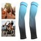 thumbnail image 2 of Mangas para brazos Protección solar Elástica Transpirable Absorción de humedad fresca Tamaño libre Mangas para el sol para deportes Ciclismo Viajes Azul claro YUNYI BRAND  Deportes, 2 of 8