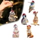 thumbnail image 1 of Adornos navideños colgantes de acrílico 2D con flores artificiales. Ideales para decorar las fiestas. 5 piezas de decoración otoñal para el hogar, plantas artificiales, regalos de cumpleaños para muje, 1 of 3