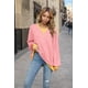 thumbnail image 2 of Camisetas de Larga para Mujer, Color Rosa XXL, 2 of 8