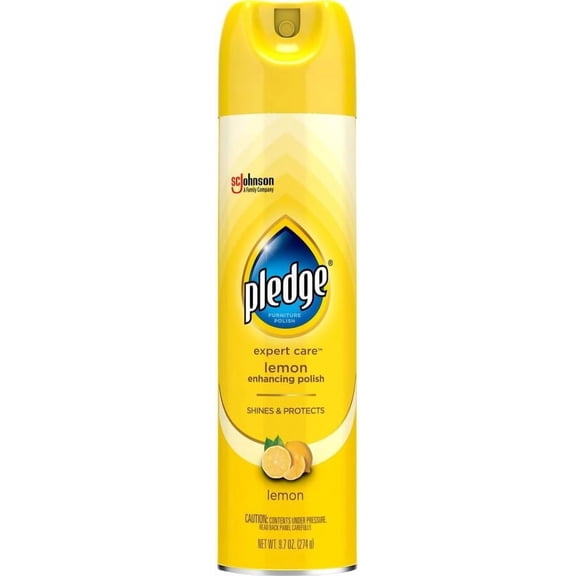 Furniture Polish, Lemon, 9.7 Oz Aerosol Spray, 6/carton