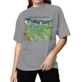 thumbnail image 2 of Vincent van Gogh Landscape Masterpiece Women's T-shirt, 2 of 3