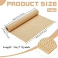 thumbnail image 2 of Parches de reparación de tela autoadhesivos de lino fino beige de 2,1 yardas y 15,75 pulgadas de ancho., 2 of 6