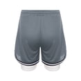 thumbnail image 2 of Rswnyirn Kids Boys 2 in 1 Running Athletic Shorts Mesh Quick Dry Sport Active Trunks Grey 10-11, 2 of 7
