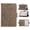 Gray, variant on For Apple iPhone Duo PU Leather Wallet Phone Case, Embossed Floral Flip Cover with 3 Card Slots, Cash Pocket, Detachable Wrist Strap and Foldable Kickstand, Protective Folio Phone Case,Gray