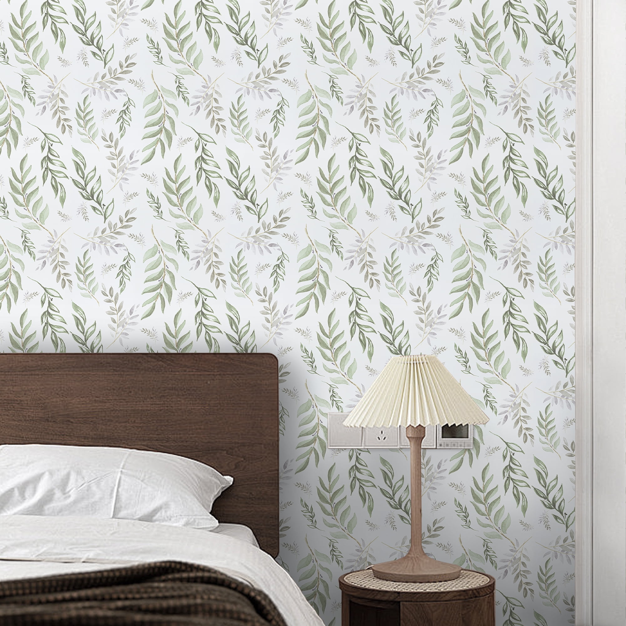 UMIGGEE 17.5-in x 393-in Peel and Stick Floral Wallpaper Self Adhesive Removable Wallpaper Peel and Stick for Home Bedroom Cabinets Thicken