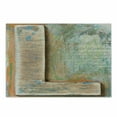 thumbnail image 1 of Letter L Cutting Board, Letterpress Natural Old Texture Backdrop Writing Timeworn Design Typography, Decorative Tempered Glass Cutting and Serving Board, Small Size, Multicolor, by Ambesonne, 1 of 1
